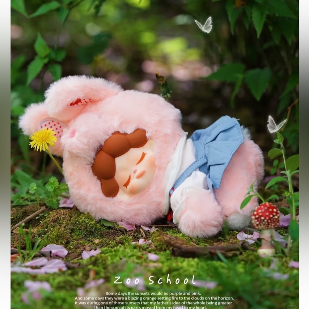 Wendy Zoo School - Rabbits bag Charm